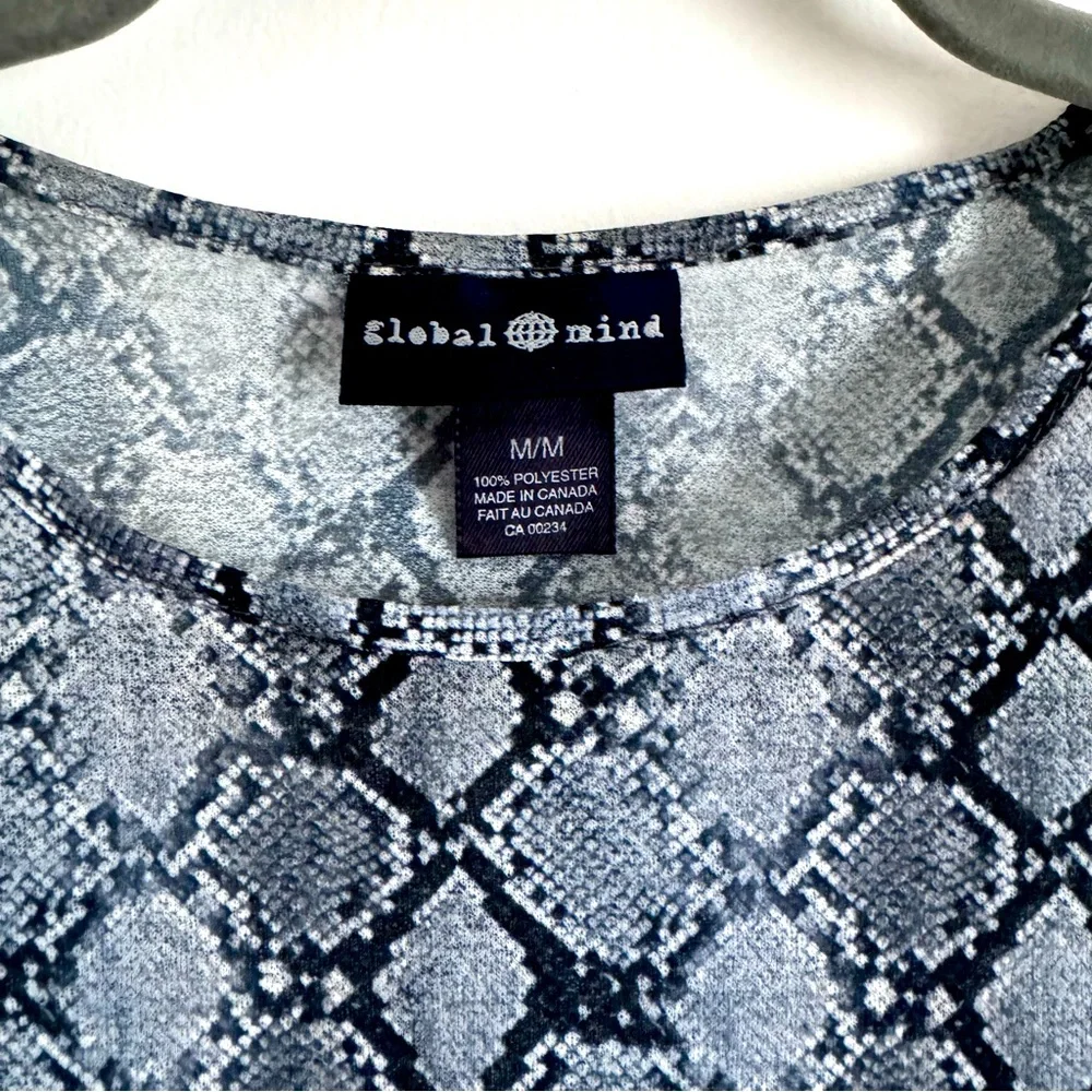 Vintage Semi-sheer Snakeprint (Python) Matching Set - Picture 3 of 8